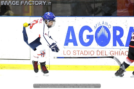 2019-01-19 Hockey Milano RossoBlu U13-Aosta Gladiators 1668 Alessandro Salem Rocchio